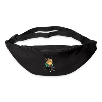 freedom is real - Gürteltasche - Schwarz - Vorne
