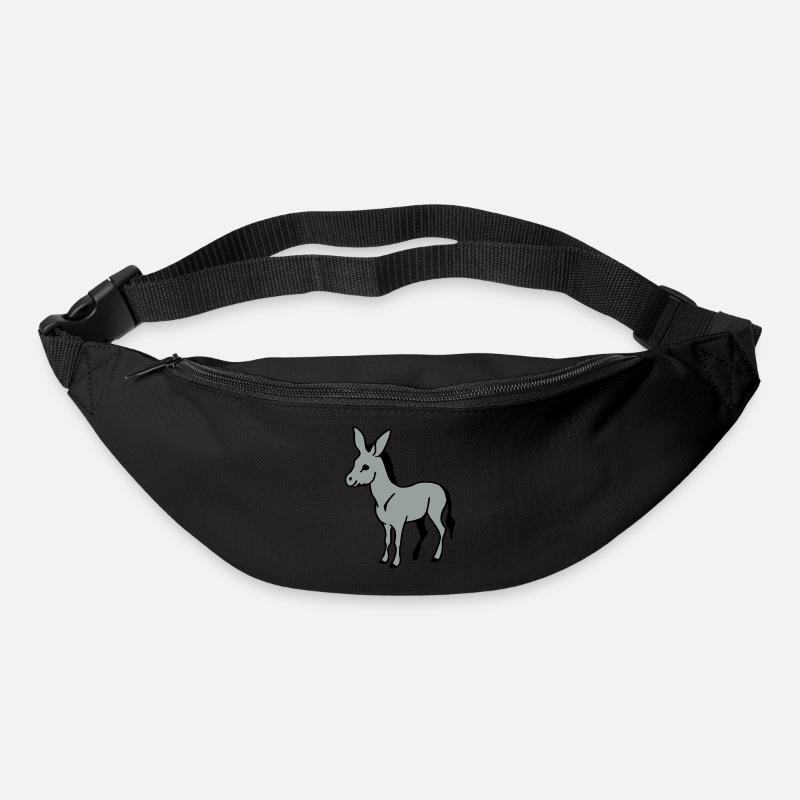 Âne - Sac banane - noir