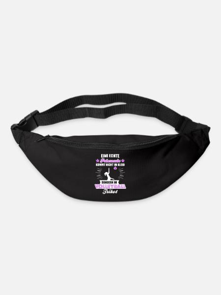 eine Echte Prinzessin kommt nicht im kleid sondern - Gürteltasche - Schwarz