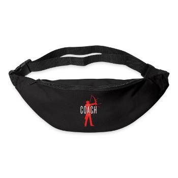 Best Archer Coach Archery Sports Mentor Gift Idea - Bum bag - black - Front