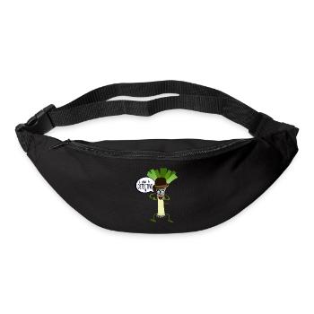 Zitat Humor Lauch Detektiv Pfeife hat mich - Gürteltasche - Schwarz - Vorne