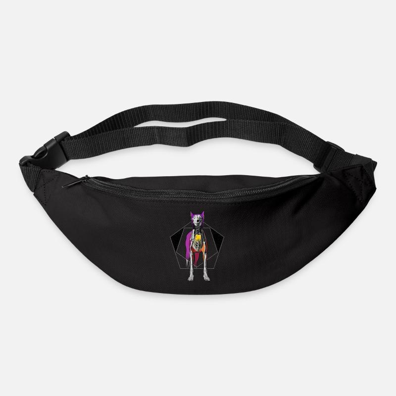 Hundeshirt - Gürteltasche - Schwarz