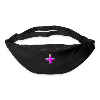 Plus sign - Bum bag - black - Front