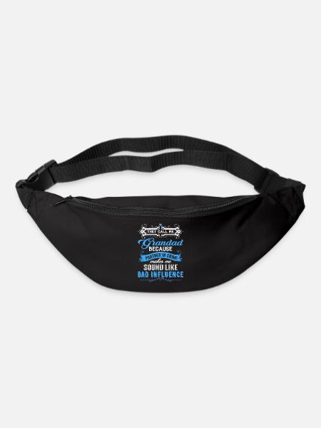 They Call Me Grandad Partner In Crime Funny - Bum bag - black