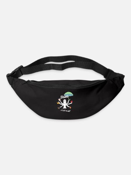 Parce que toute femme est un peu une Shiva ! - Sac banane - noir