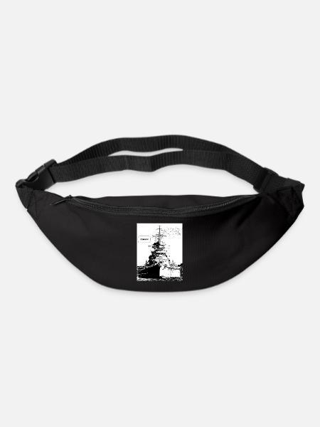 conception blindée - Sac banane - noir