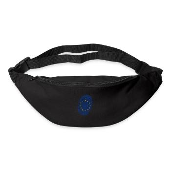 Europe fingerprint - Bum bag - black - Front