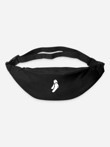 Socken - Gürteltasche - Schwarz