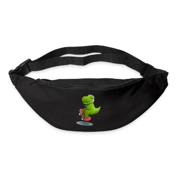 patin à roulettes dino - Sac banane - noir - Devant