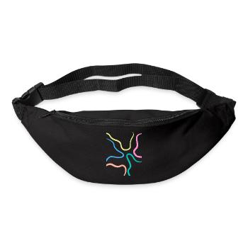 Color Neon Vibes - Bum bag - black - Front