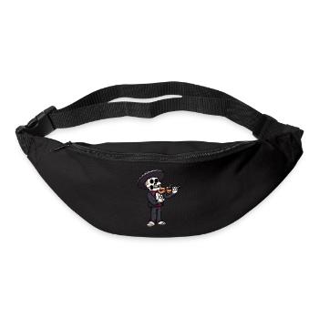 Mariachi Skeleton Playing The Violin - Bum bag - black - Front