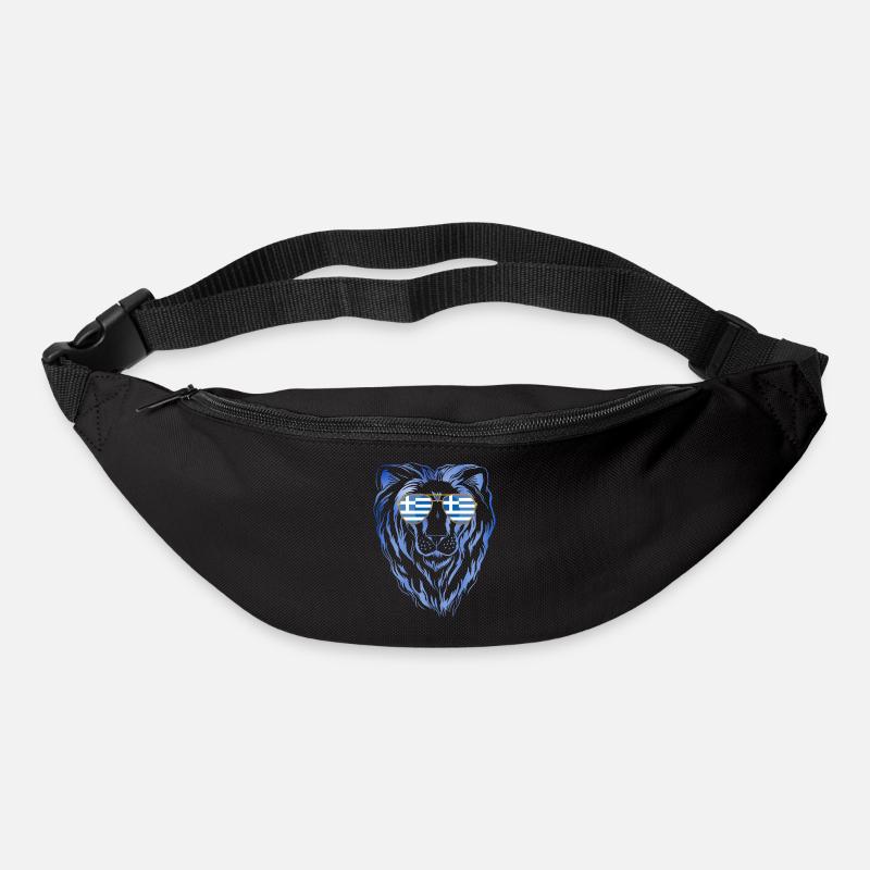 Griechenland - Gürteltasche - Schwarz