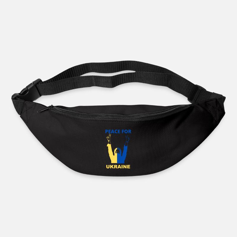 PEACE FOR UKRAINE - Gürteltasche - Schwarz