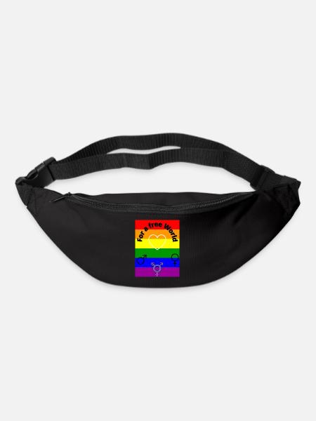 For a free World - Bum bag - black