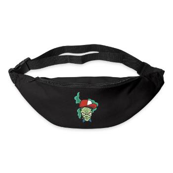 Smoking Alien - Bum bag - black - Front