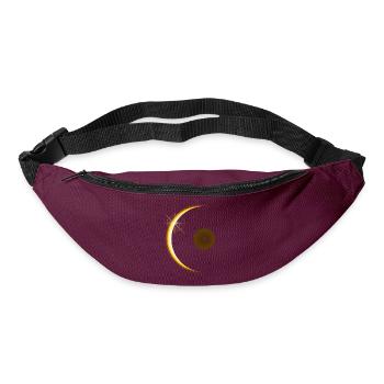 Vinyl eclipse - Bum bag - burgundy - Front