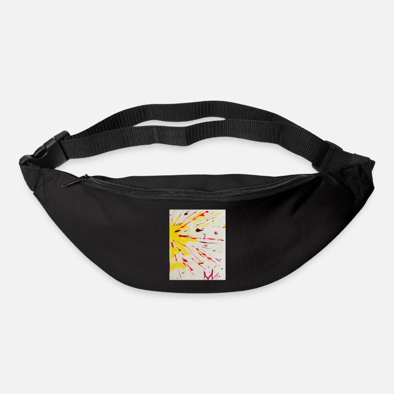 Abstract Art - Gürteltasche - Schwarz