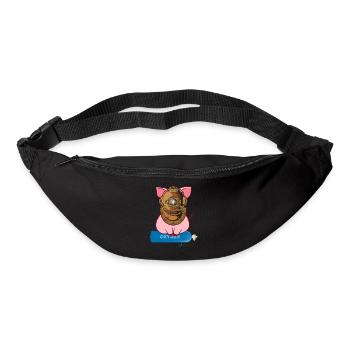 Divers Dive Deep Dive Certificat diveaholic - Sac banane - noir - Devant