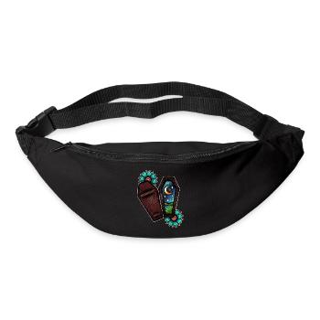 Ça va être tout noir - Sac banane - noir - Devant