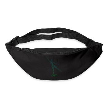 Körpergymnastik Herren Aerobic Fitness Fitness - Gürteltasche - Schwarz - Vorne