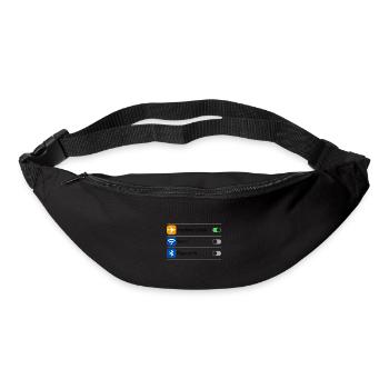 Flugmodus Einstellung - Gürteltasche - Schwarz - Vorne