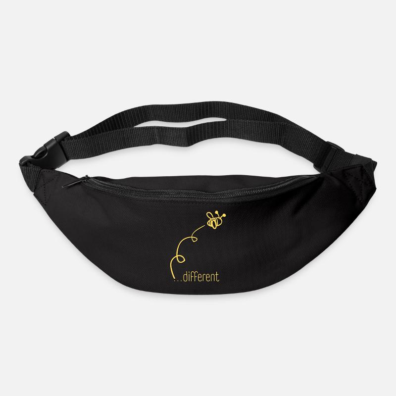 Bee Different - Sei anders! Statement Design - Gürteltasche - Schwarz