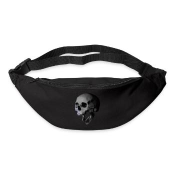 Crâne - Sac banane - noir - Devant