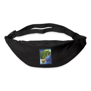 The yellow-naped parrot - Bum bag - black - Front