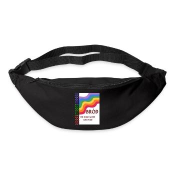 BRÓD, das irische Wort für Stolz. - Gürteltasche - Schwarz - Vorne