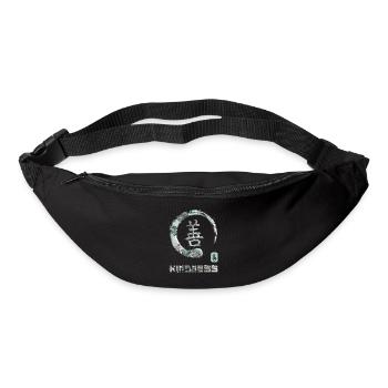 Kindness Japanese Kanji Word Symbol Enso Circle 11 - Bum bag - black - Front