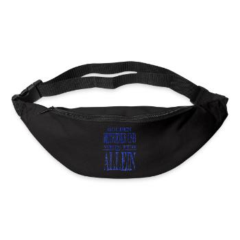 Alcohol Animal Funny White Wine on the Coffee Bachhund - Bum bag - black - Front