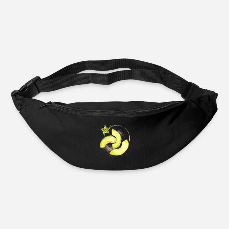 Avocado - Gürteltasche - Schwarz