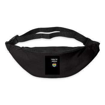 Design ohne Titel 7 - Gürteltasche - Schwarz - Vorne