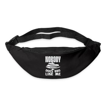 NOBODY DOES BBQ LIKE ME - Bum bag - black - Front