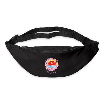 Kranich_Sunrise - Gürteltasche - Schwarz - Vorne