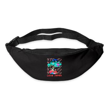 Bonsai Tree Japanese Zen Garden Symbol Kanji Love - Bum bag - black - Front