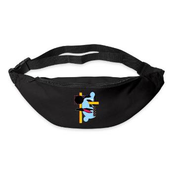 Eine abstrakte Welt - Gürteltasche - Schwarz - Vorne