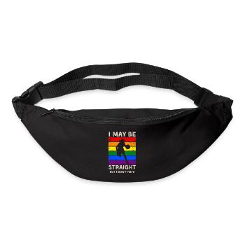 Basketball LGBT-Rechte - Gürteltasche - Schwarz - Vorne