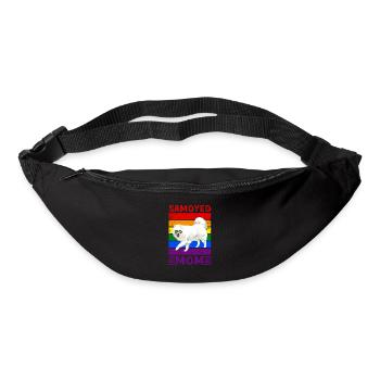 Samoyed Mom LGBTQ - Bum bag - black - Front