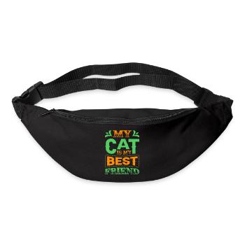My Cat is my best Friend - Gürteltasche - Schwarz - Vorne