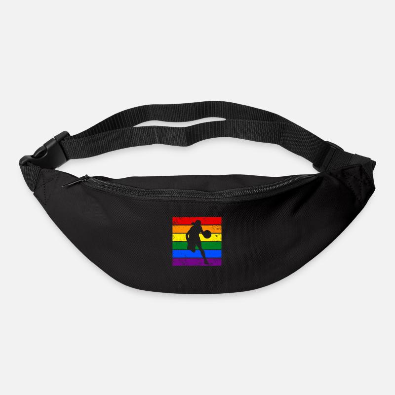 Basketball LGBTQ - Gürteltasche - Schwarz