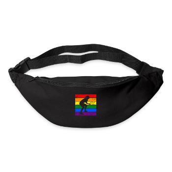 Badminton LGBTQ - Bum bag - black - Front