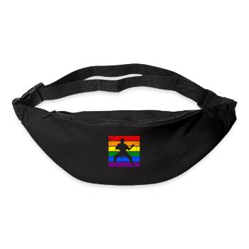 Karate LGBTQ - Bum bag - black - Front