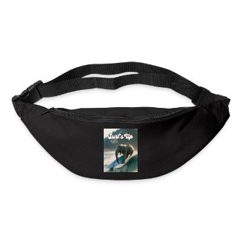 Surfen ist angesagt - Gürteltasche - Schwarz - Vorne