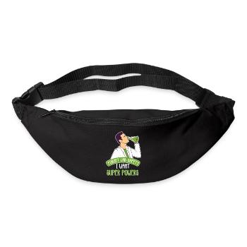 Science Super Power Wissenschaft Chemielehrer - Gürteltasche - Schwarz - Vorne