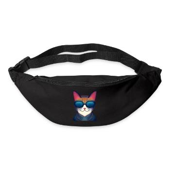 Domestic Cat Cat Pet Kitten Cat Owner - Bum bag - black - Front