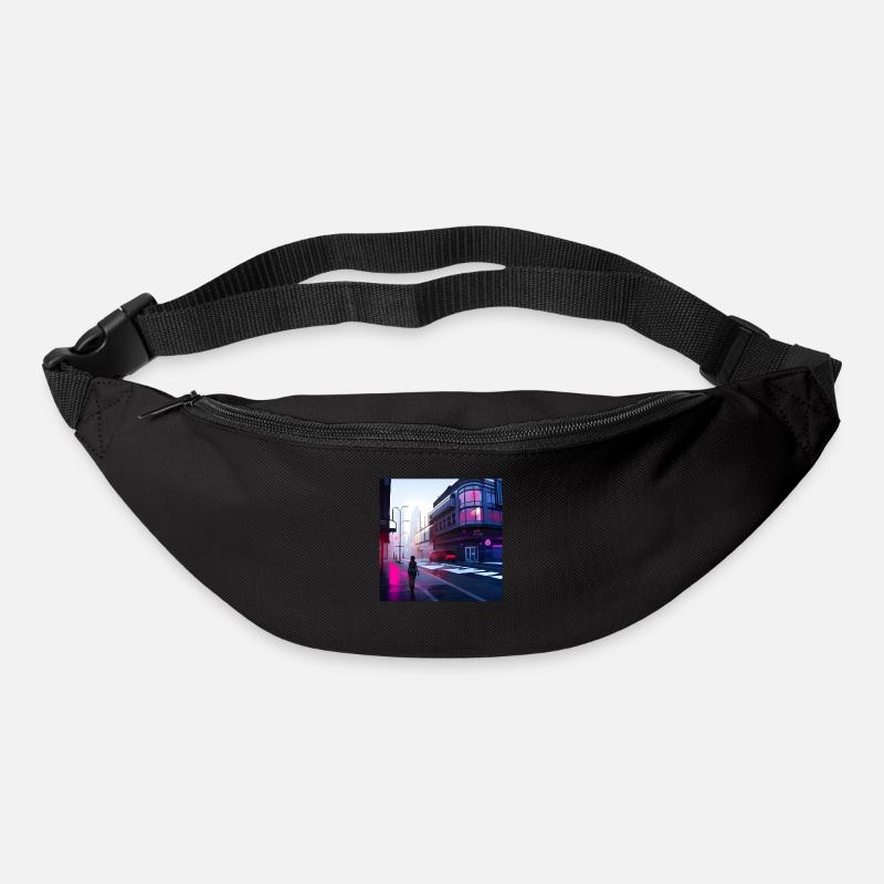 Cybercité - Sac banane - noir