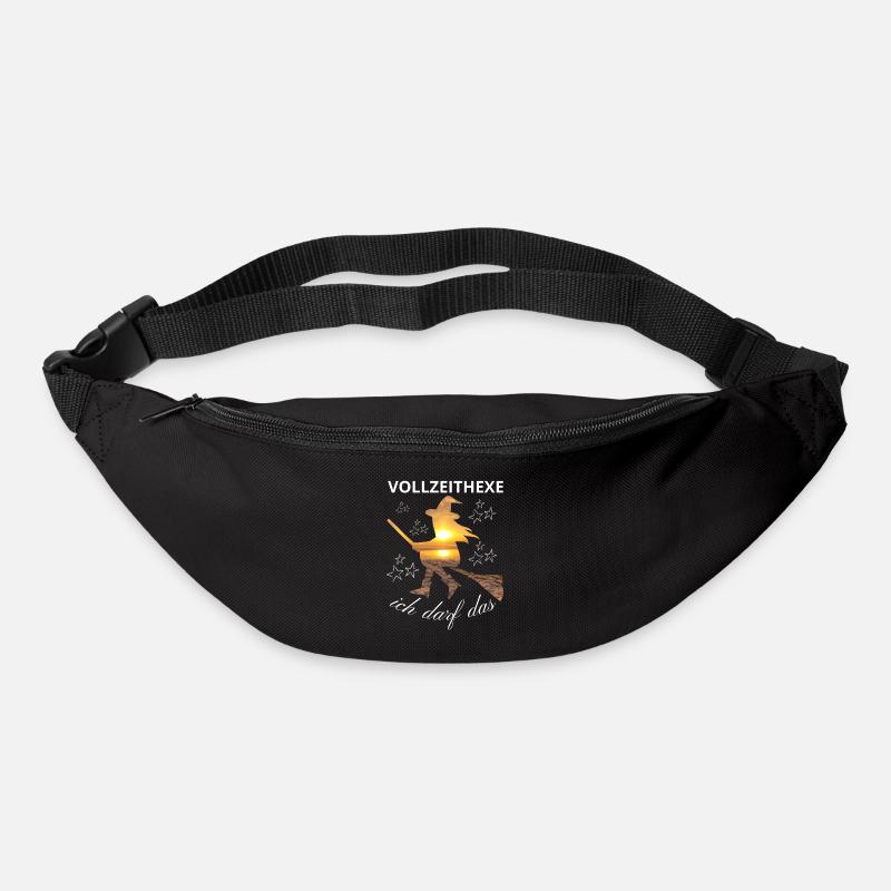 VOLLZEITHEXE ich darf das HEXE HEXEN hexen - Gürteltasche - Schwarz