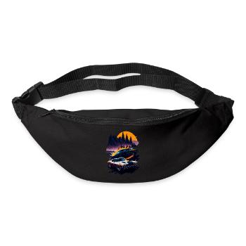 Klassischer Sportwagen - Gürteltasche - Schwarz - Vorne
