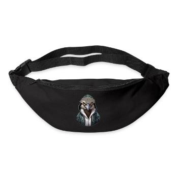 Cool Emu en vêtements décontractés - Sac banane - noir - Devant
